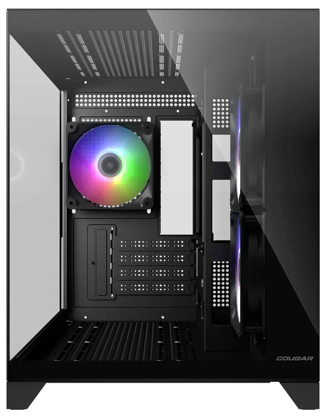 Cougar FV150 Mini-Tower PC-Gehäuse, Gaming-Gehäuse Schwarz