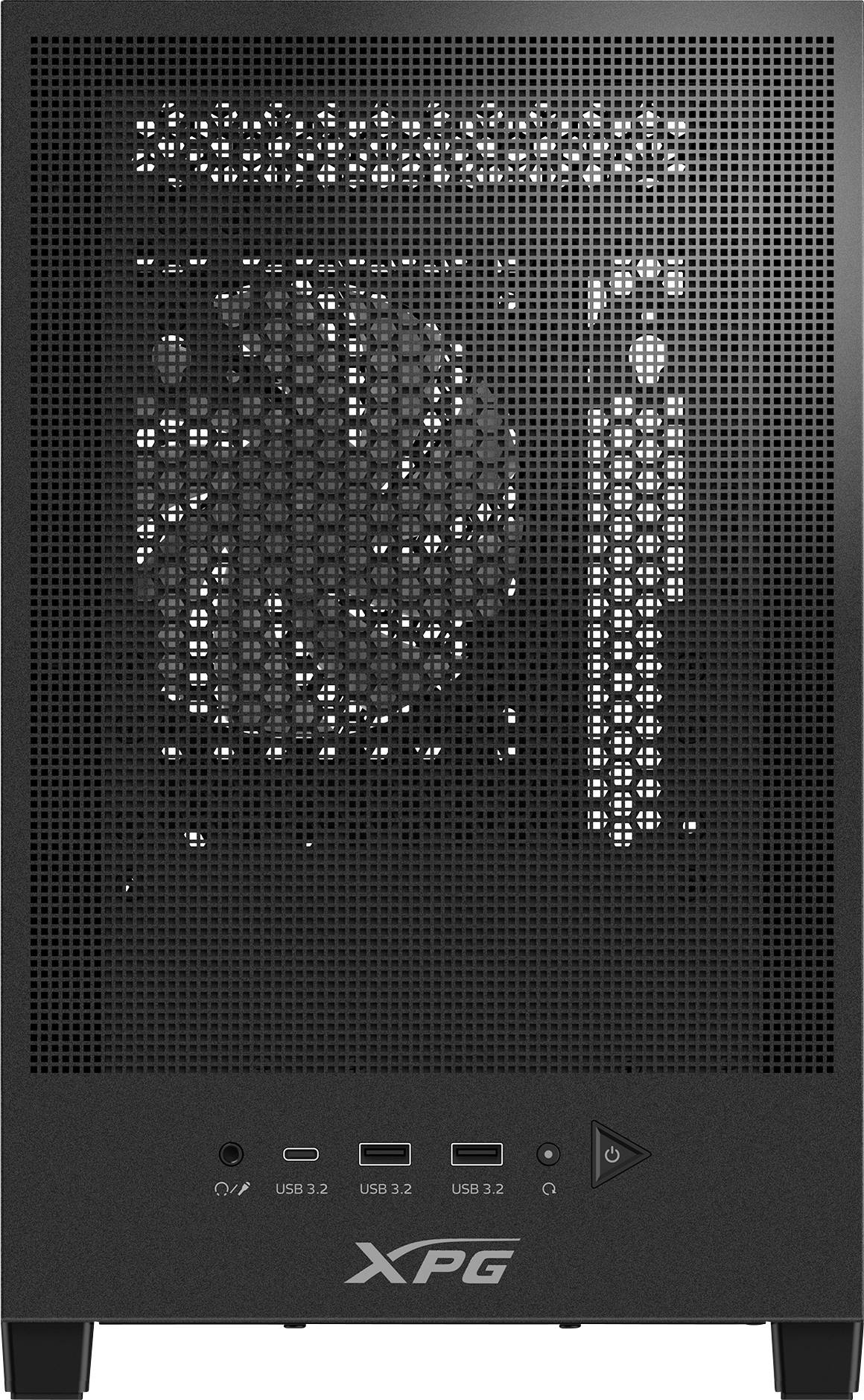 ADATA VALOR MESH NANO Midi-Tower PC-Gehäuse Schwarz 1 vorinstallierter Lüfter, Staubfilter