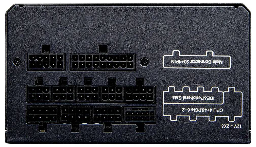 Computer-Netzteil modulare Anschlüsse, einschließlich Hauptanschluss 20+4Pin, CPU+Peripherie Sata und CPU 4+4PIN/G+G-2.