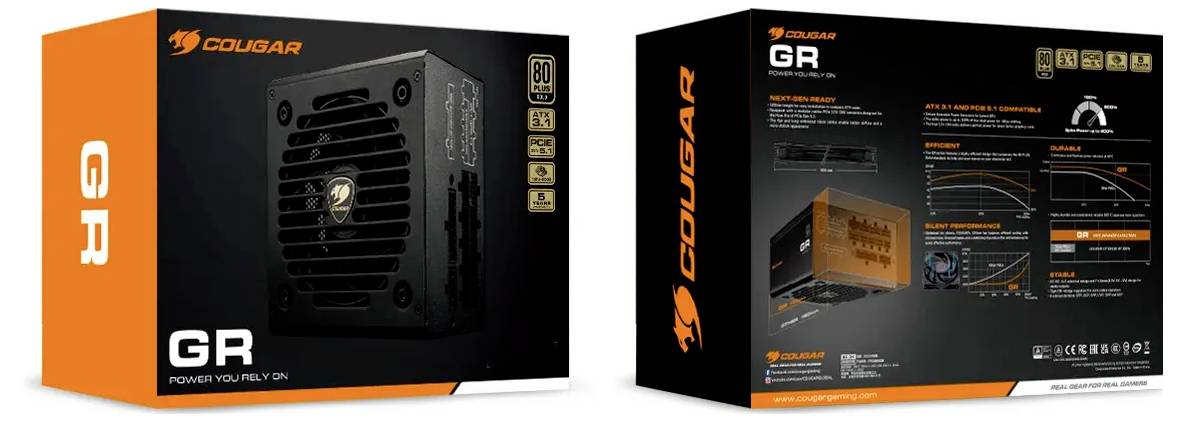 Cougar CGR GDN-750 PC Netzteil 750W ATX 80PLUS® Gold