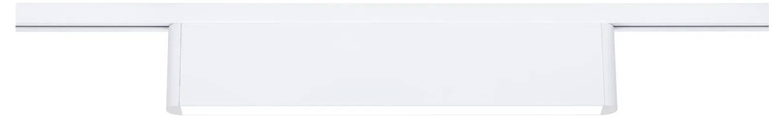 Eine weiße rechteckige Leuchte, an der Decke montiert, für Innenräume konzipiert, die eine helle, gleichmäßige Beleuchtung bietet.