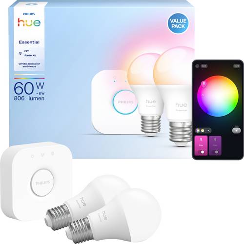 Philips Hue LED-Leuchtmittel 929004235409 EEK: F (A - G) Hue Essential WACA