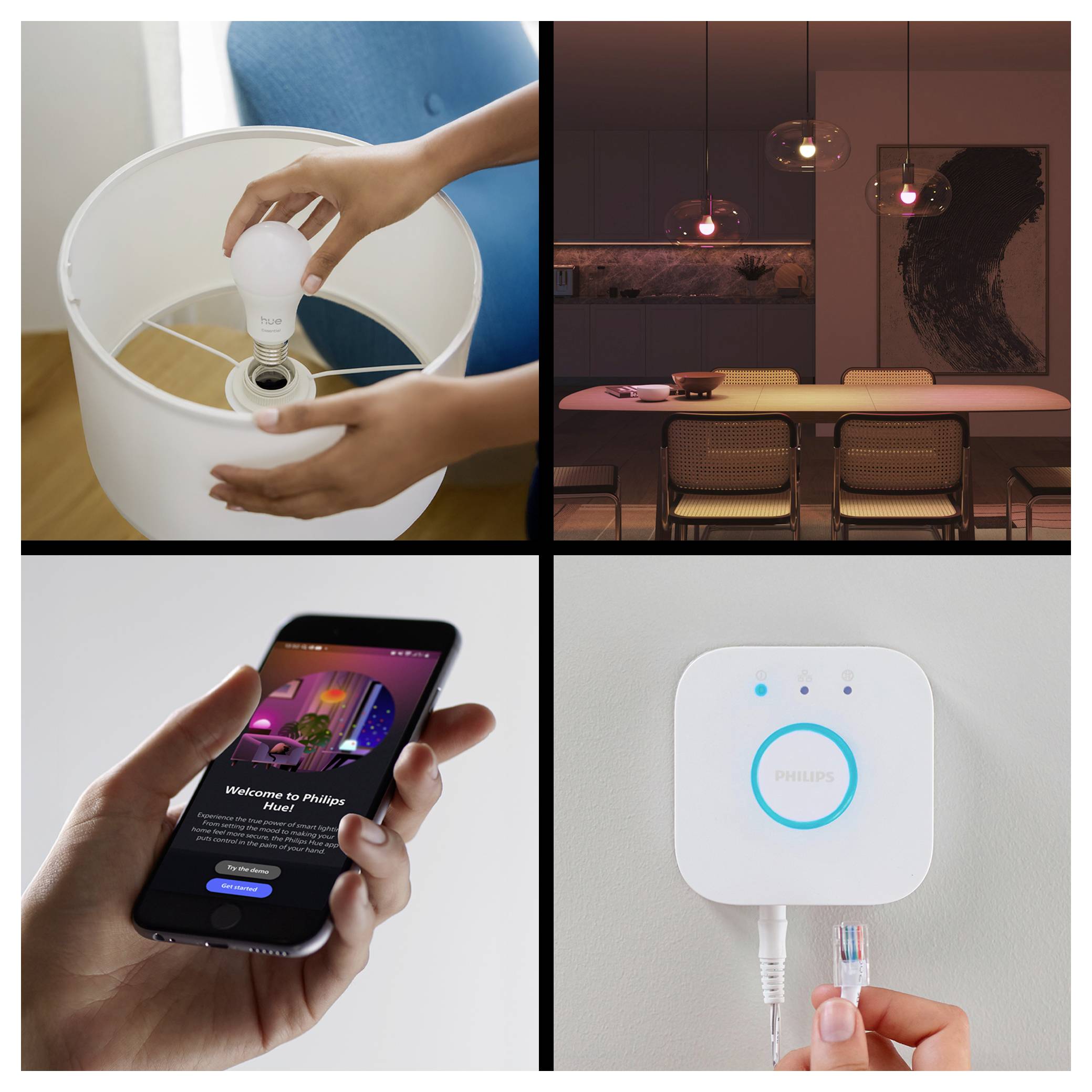 Philips Hue LED-Leuchtmittel 929004235409 EEK: F (A - G) Hue Essential WACA