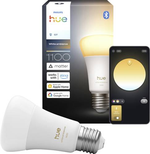 Philips Hue LED-Leuchtmittel 929003854901 EEK: D (A - G) Hue White Amb.