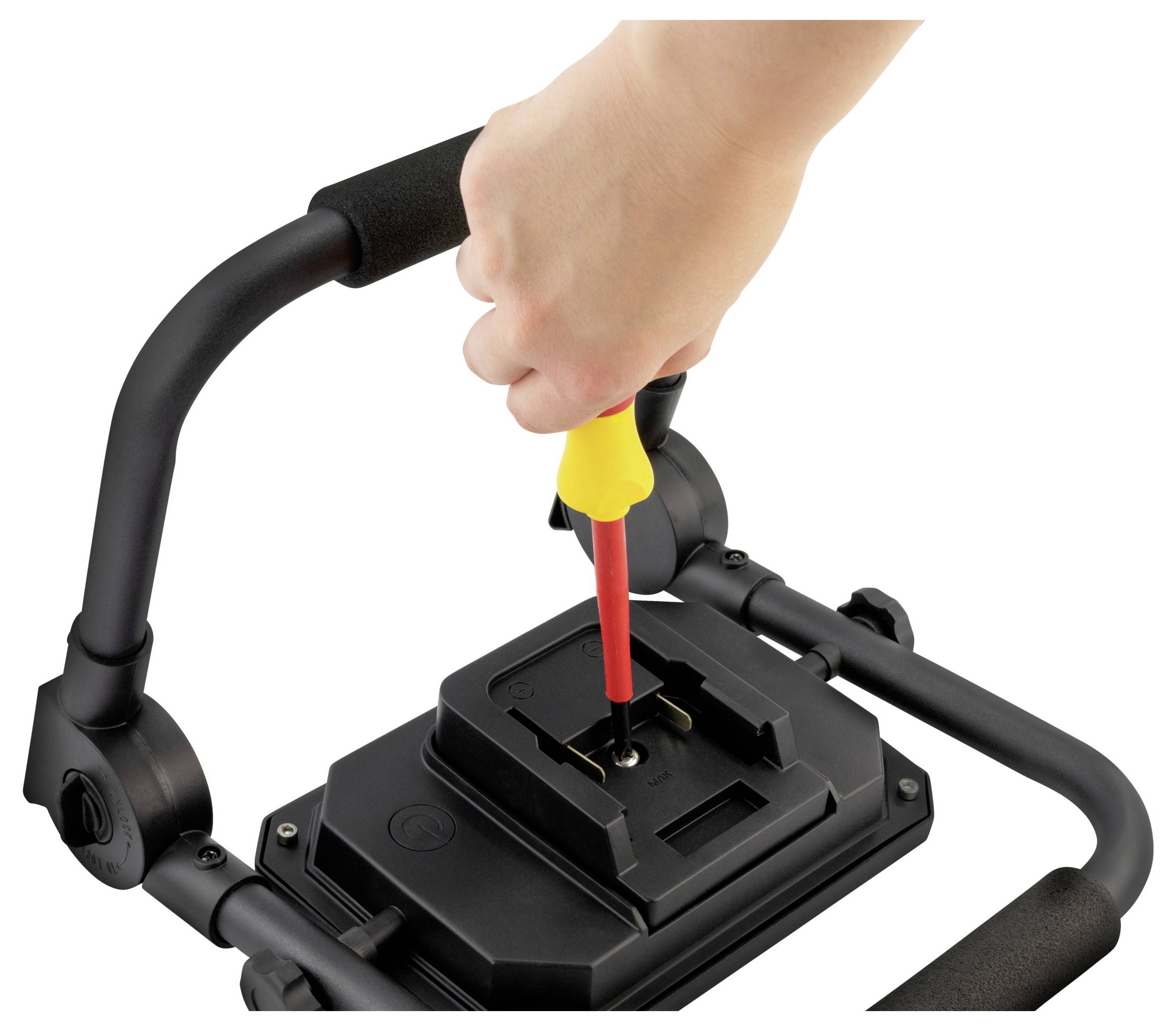 Ansmann 1600-0639 LED Strahler FL30W 18V Powertool-Akkupacks, inkl. Adapterplatten COB LED, Akkubet