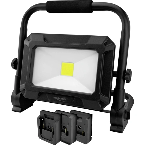 Ansmann 1600-0713 LED Strahler FL50W 18V Powertool-Akkupacks, inkl. Adapterplatten Akkubetriebenes LED-Leuchtmittel, COB LED Ansmann 1600-0713 LED Strahler FL50W 18V Powertool-Akkupacks, inkl. Adapterplatten Akkubetriebenes LED-Leuchtmittel, COB LED