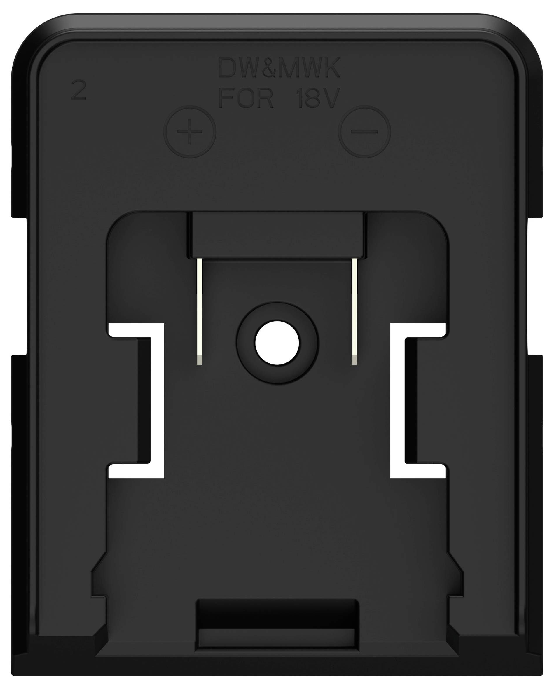 Ansmann Adapterplatte Milwaukee/DeWalt Akku-Baustrahler 1600-0733