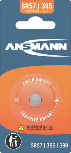 Ansmann Knopfzelle 395 1.55 V 1 St. 37 mAh Silberoxid Silberoxid Knopfzelle SR57 / SR924 / 395 / 39