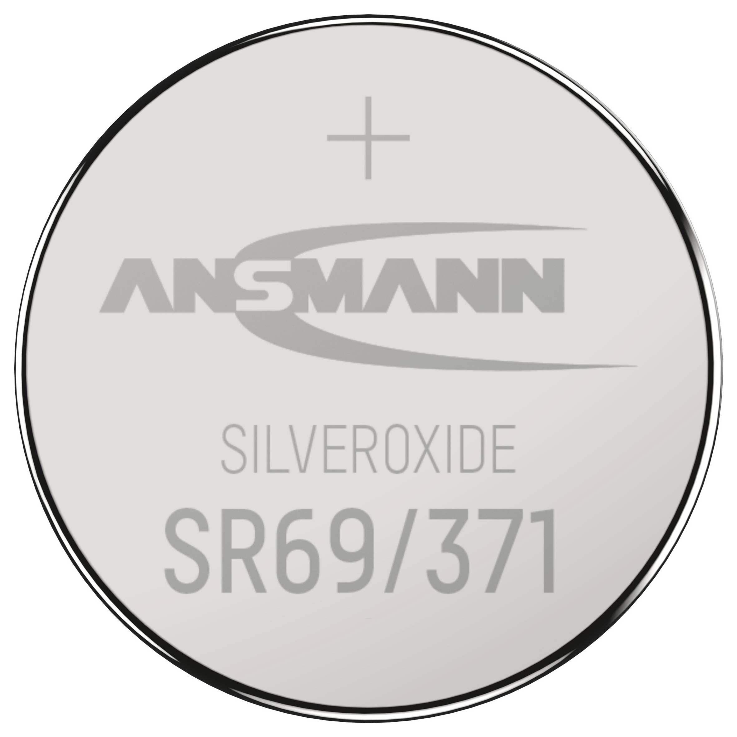 Ansmann Knopfzelle 370 1.55V 1 St. 24 mAh Silberoxid Silberoxid Knopfzelle SR69 / SR920 / 370 / 371