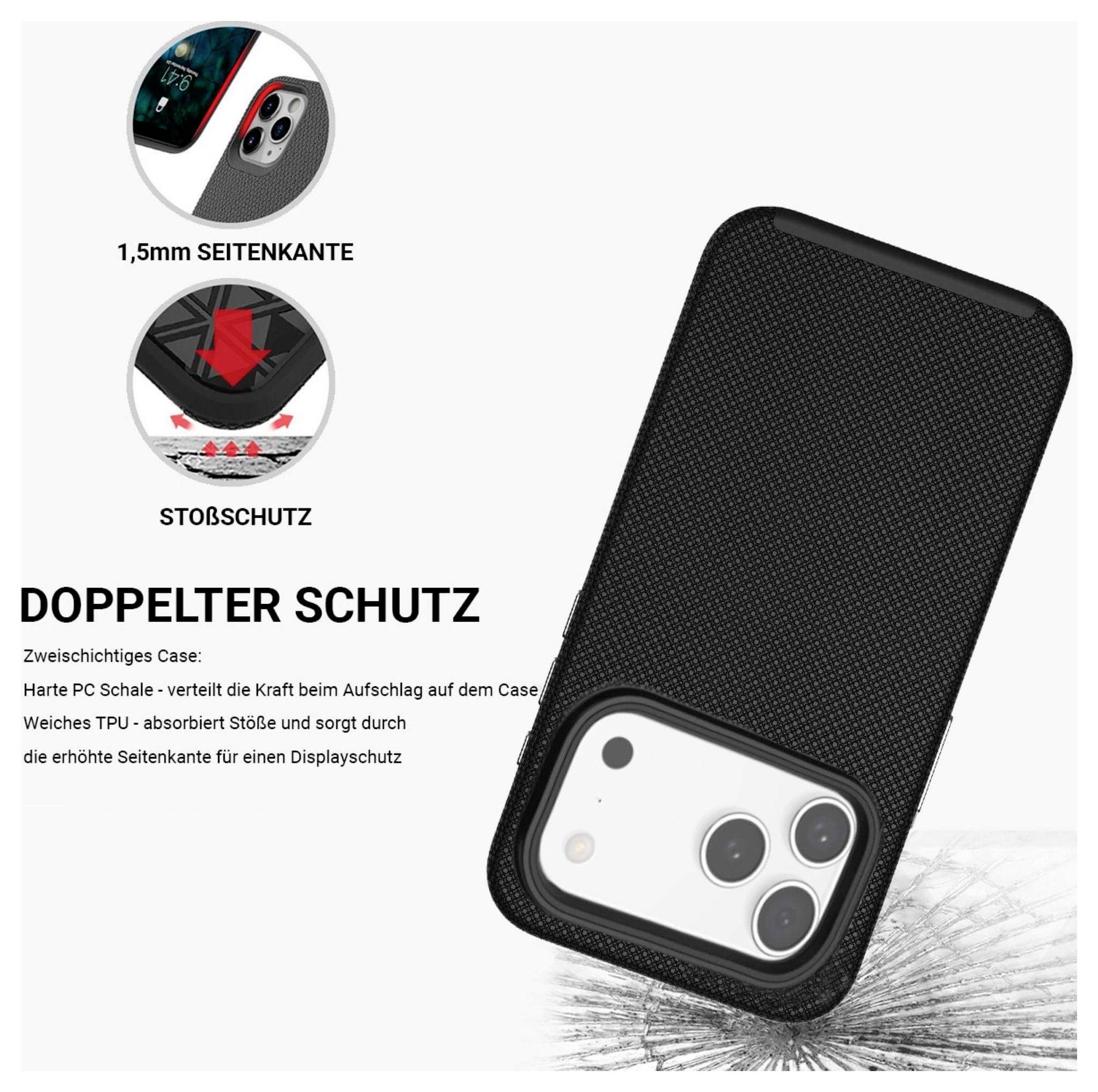 JT Berlin Case Apple iPhone 17 Pro Schwarz 11149