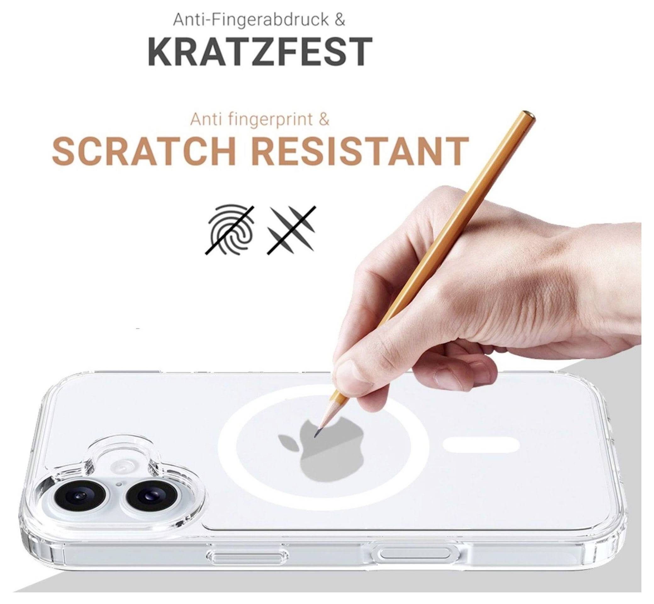 Transparente Handyhülle mit Aufschriften 