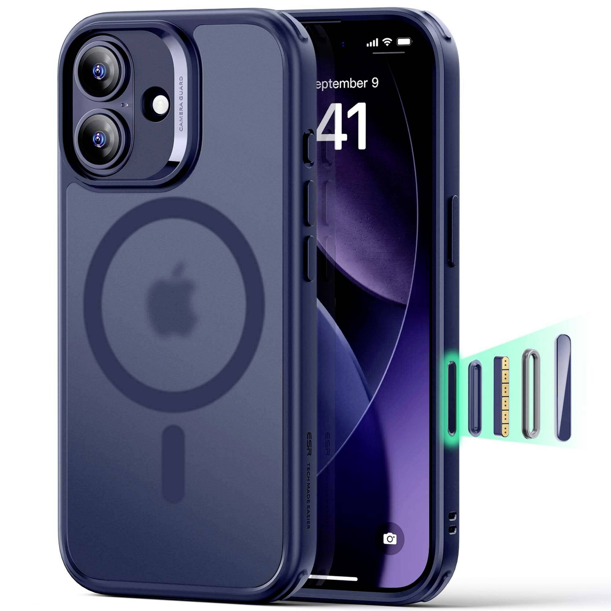 ESR Case Apple iPhone 17 Blau, Transparent 1A86100401