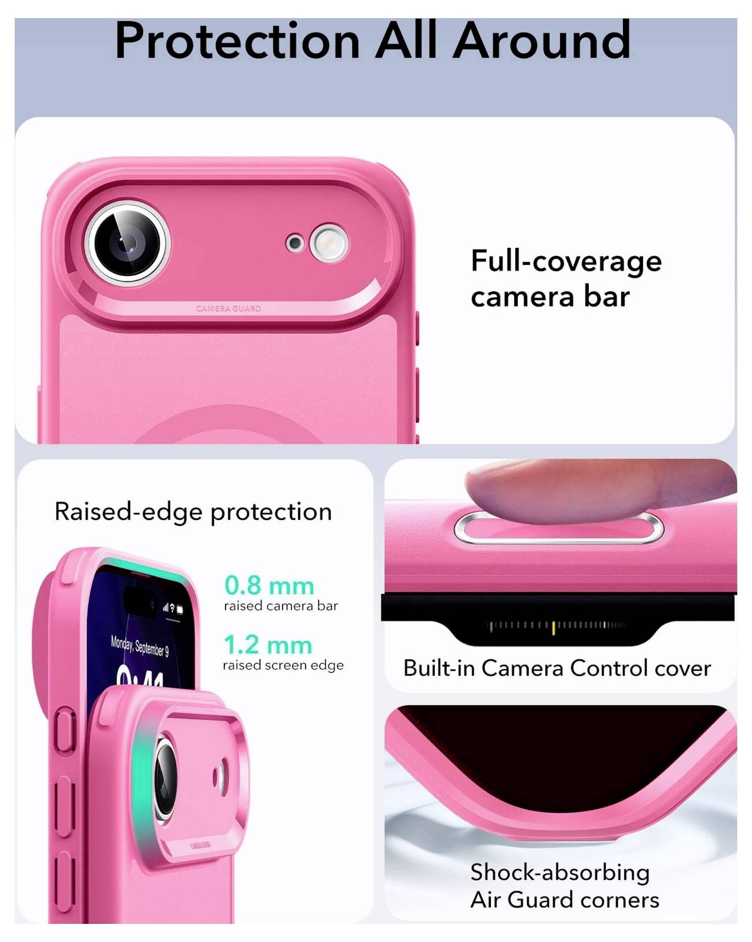 ESR Case Apple iPhone Air Pink, Transparent 1A86200501