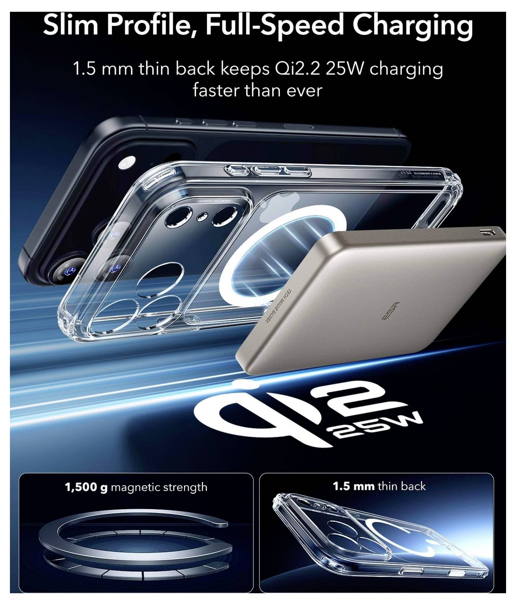 ESR Case Apple iPhone 17 Pro Max Transparent 1A86400101