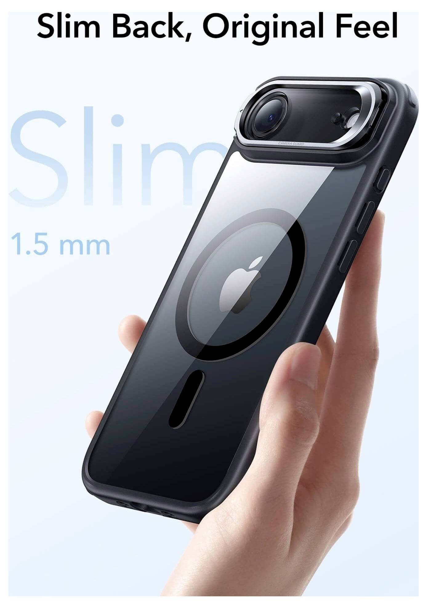 ESR Case Apple iPhone Air Schwarz, Transparent 1A86600301