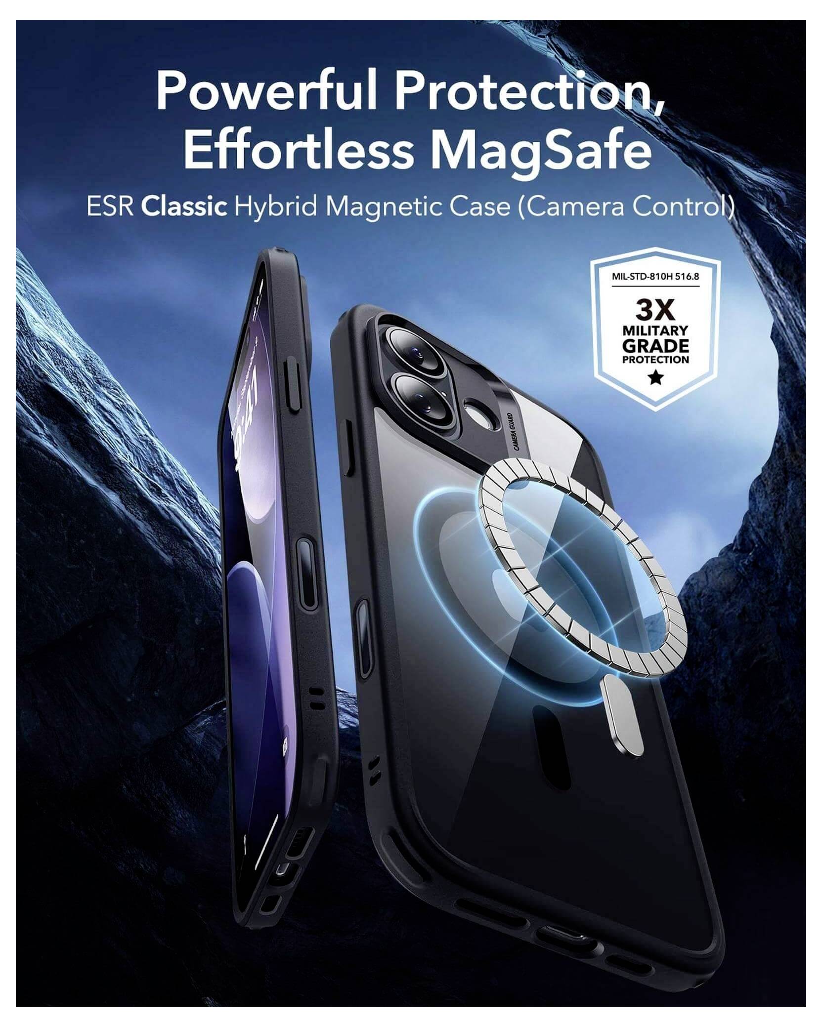 ESR Case Apple iPhone 17 Schwarz, Transparent 1A88900201