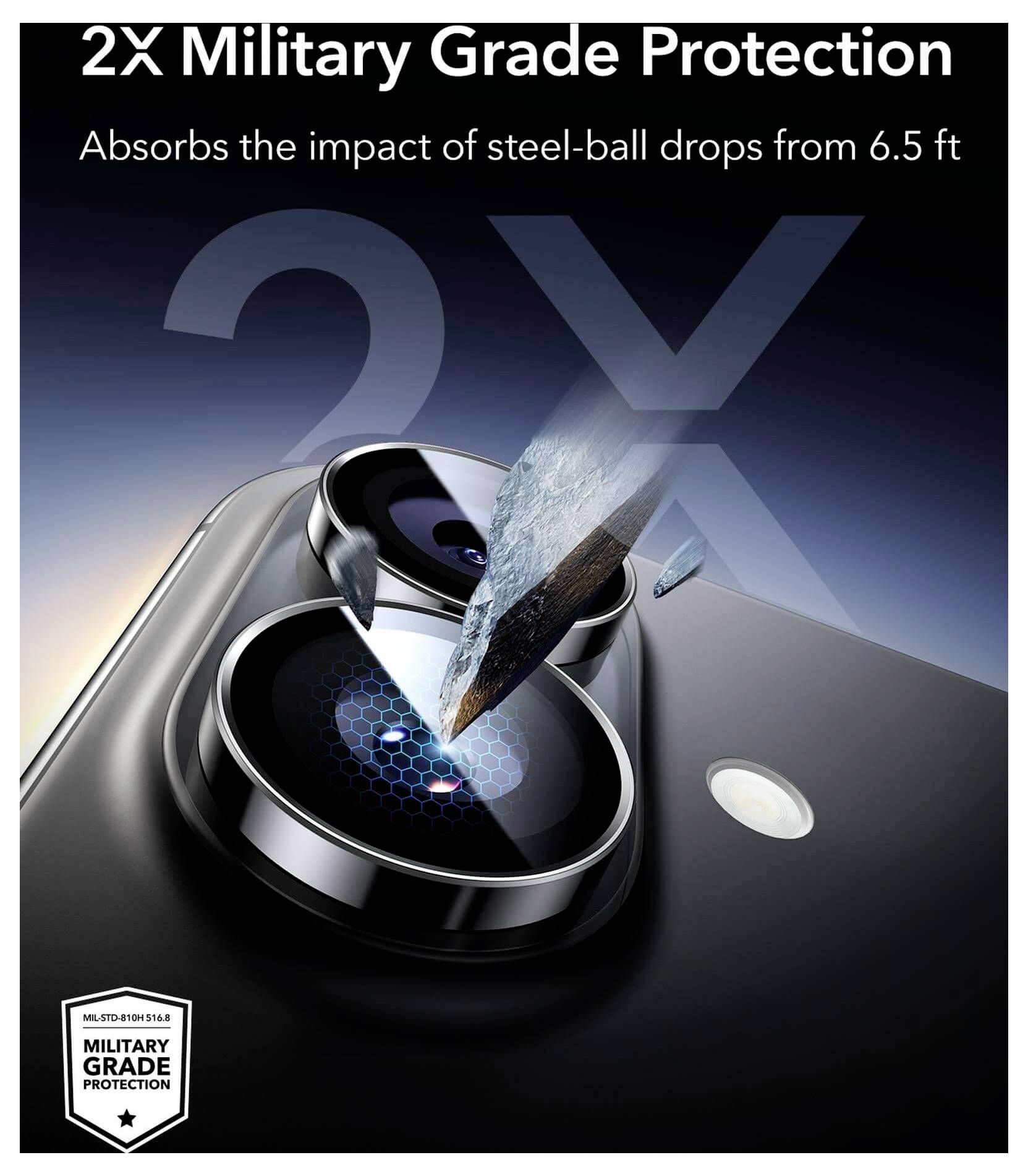 ESR Kameraschutzglas Apple Apple iPhone 17, Apple iPhone 16, Apple iPhone 16 Plus 1 St. 1D90200102