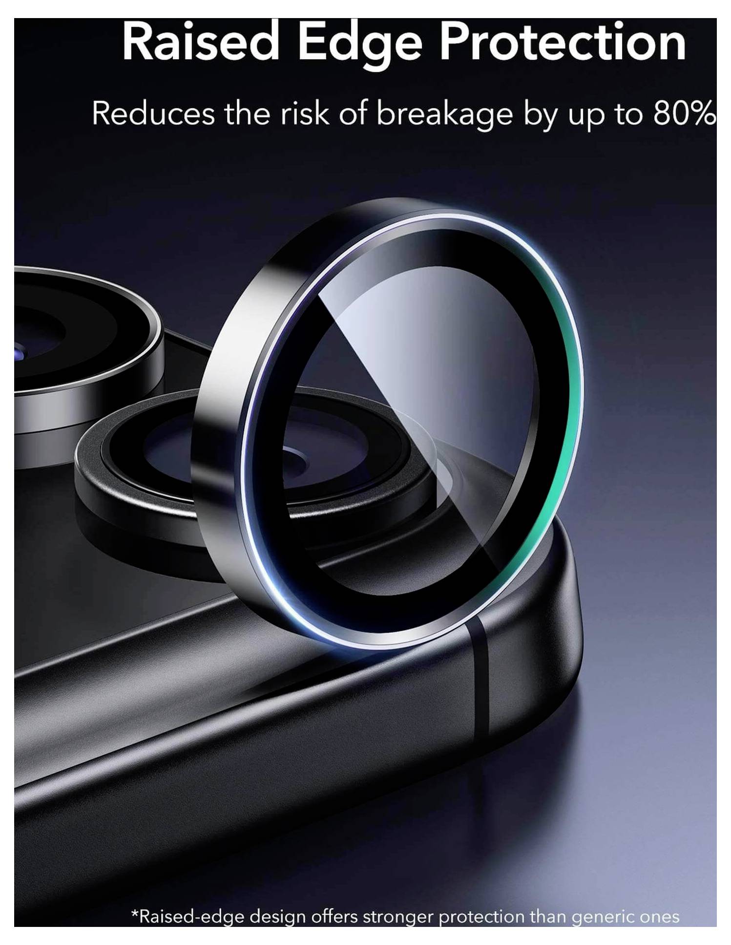 ESR Kameraschutzglas Apple Apple iPhone 17 Pro Max, Apple iPhone 17 Pro, Apple iPhone 16 Pro, Apple iPhone 16 Pro Max, 15 Pro, 15