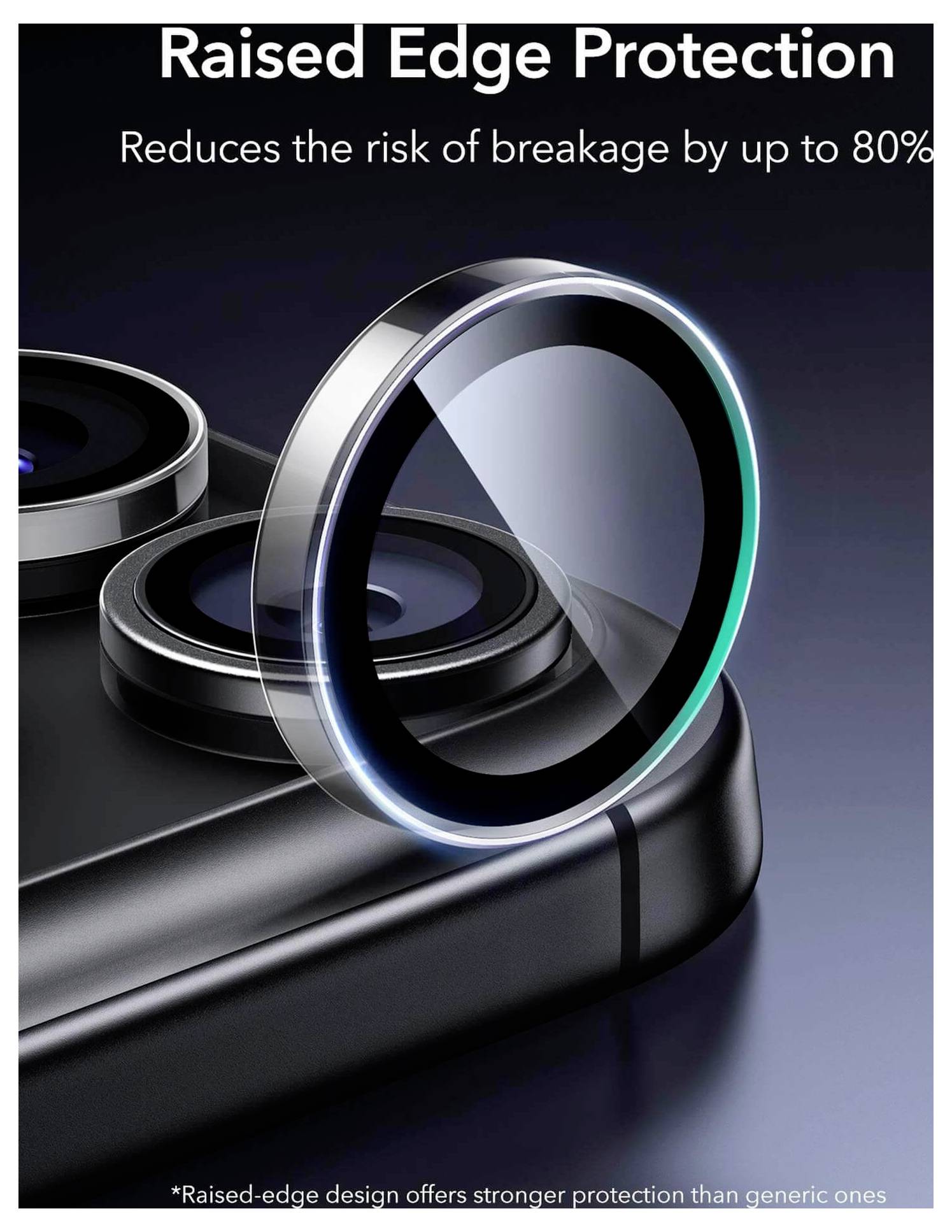 ESR Kameraschutzglas Apple Apple iPhone 17 Pro Max, Apple iPhone 17 Pro, Apple iPhone 16 Pro, Apple iPhone 16 Pro Max, 15 Pro, 15