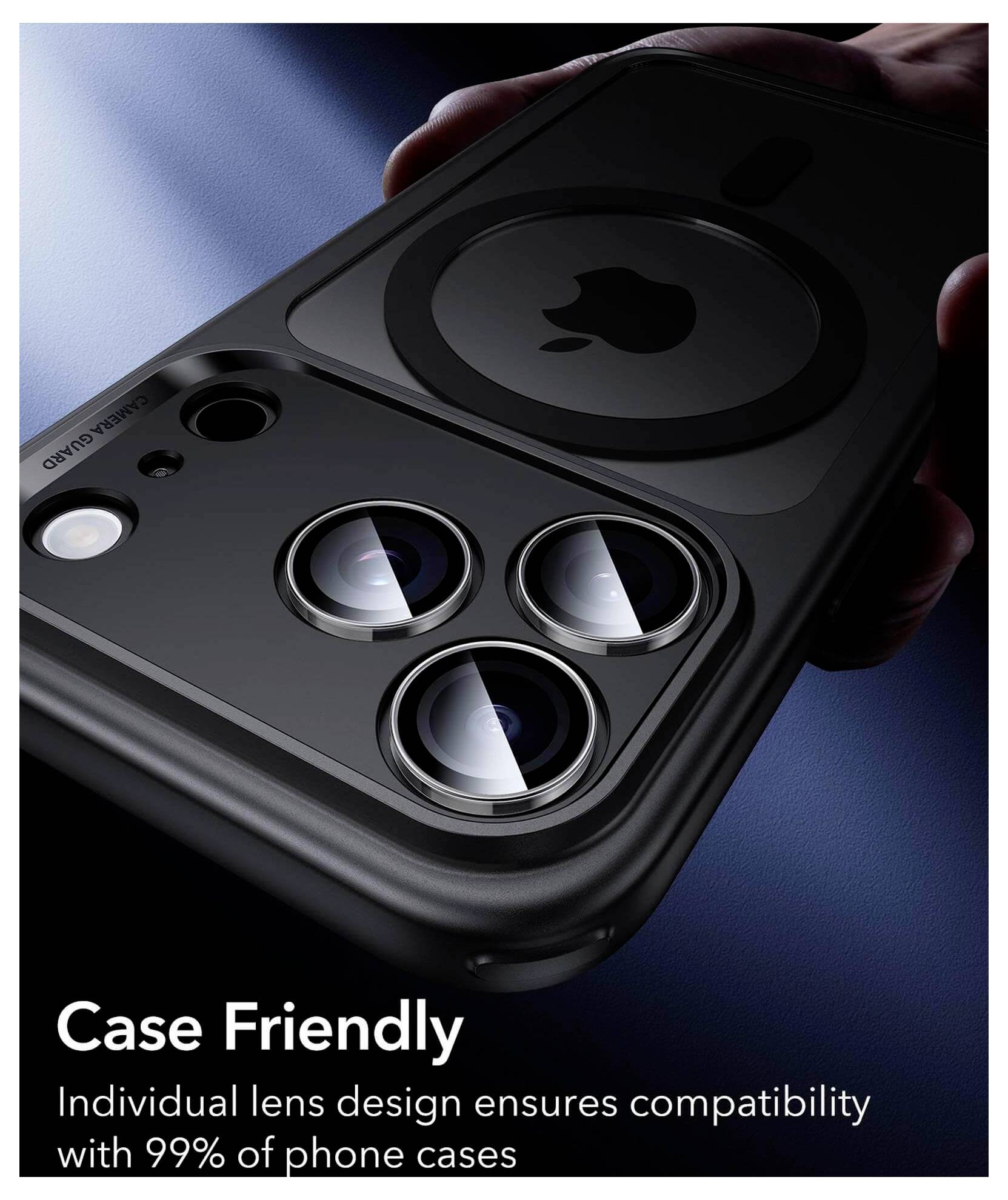 ESR Kameraschutzglas Apple Apple iPhone 17 Pro Max, Apple iPhone 17 Pro, Apple iPhone 16 Pro, Apple iPhone 16 Pro Max, 15 Pro, 15