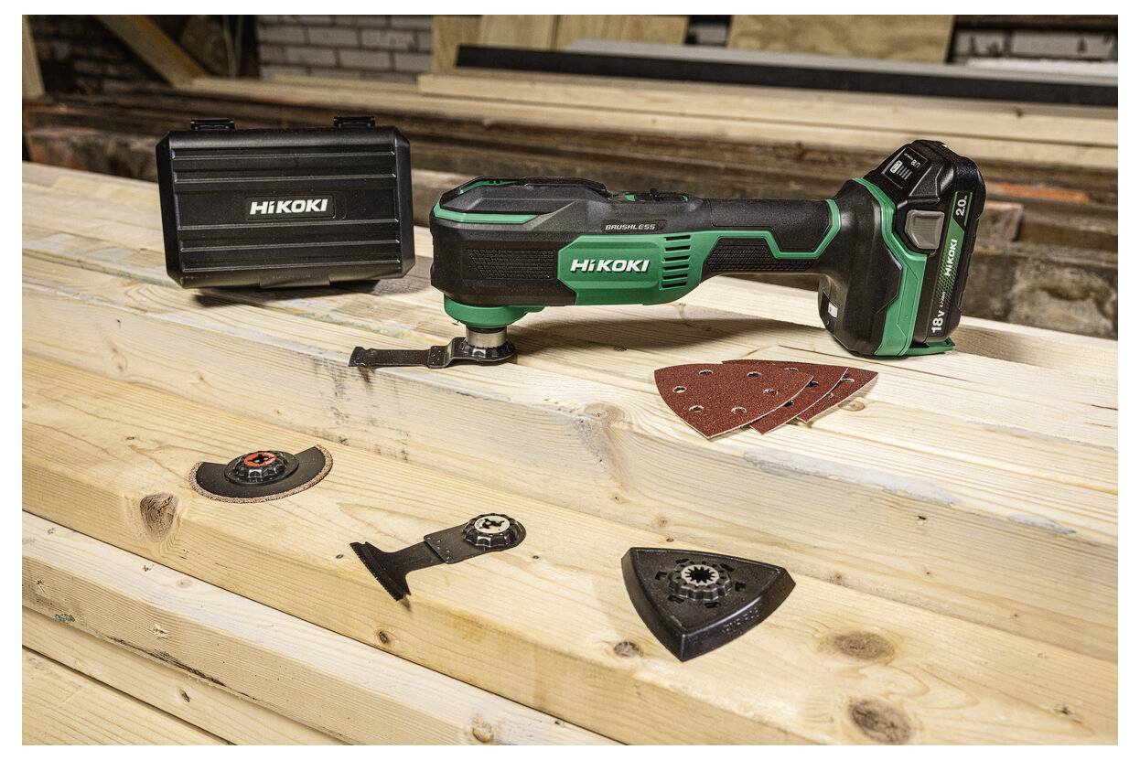 HiKOKI CV18DA CV18DAW2Z Akku-Multifunktionswerkzeug ohne Akku, ohne Ladegerät 18V Anzahl mitgelieferte Akkus 0