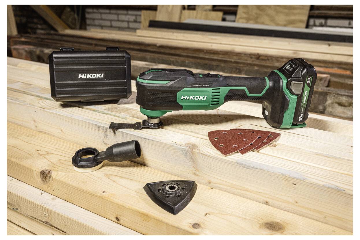 HiKOKI CV18DA CV18DAW2Z Akku-Multifunktionswerkzeug ohne Akku, ohne Ladegerät 18V Anzahl mitgelieferte Akkus 0