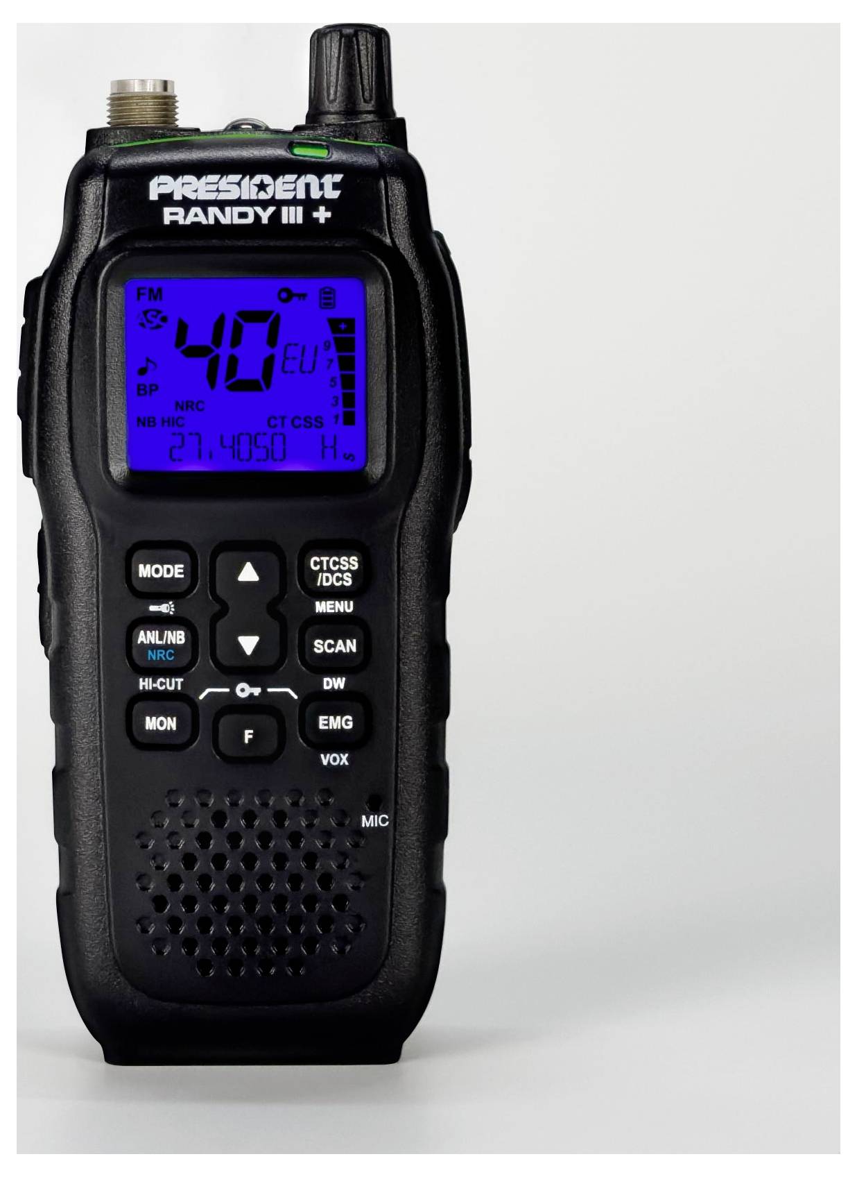 President Randy III+ CB-Handfunkgerät AM/FM 40210 CB-Handfunkgerät