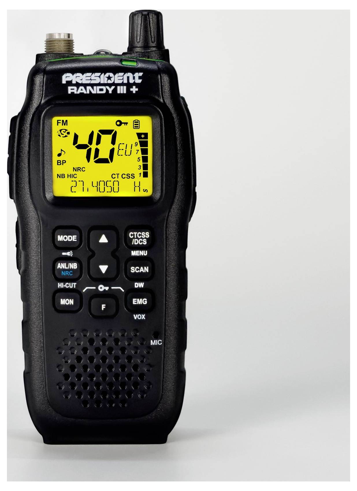 President Randy III+ CB-Handfunkgerät AM/FM 40210 CB-Handfunkgerät