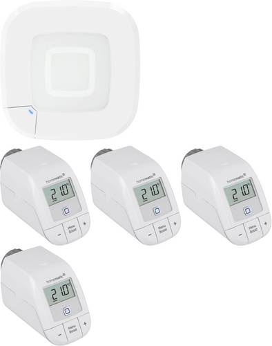Homematic IP Starterkit Heizen, Access Point, Funk-Heizkörperthermostat HmIP-HAP2+HmIP-eTRV-B 2 - 4