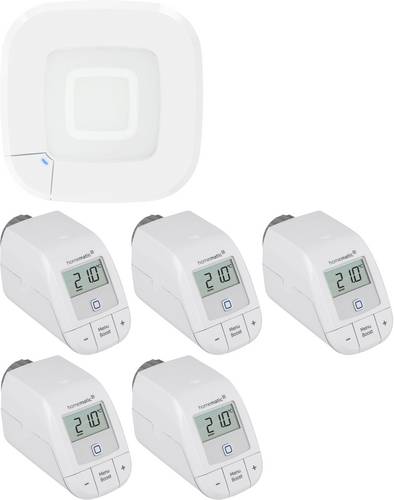 Homematic IP Starterkit Heizen, Access Point, Funk-Heizkörperthermostat HmIP-HAP2+HmIP-eTRV-B 2 - 5
