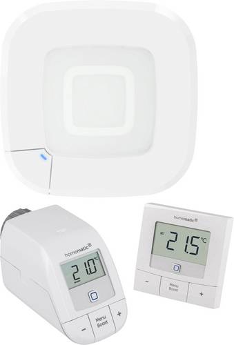 Homematic IP Starterkit Heizen, Funk-Heizkörperthermostat, Access Point, Wandthermostat basic HmIP-
