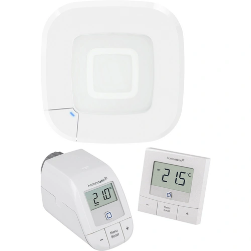 Homematic IP Starterkit Heizen, Funk-Heizkörperthermostat, Access Point, Wandthermostat basic HmIP-HAP2+HmIP-eTRV-B 2+HmIP-WTH-B Homematic IP Starterkit Heizen, Funk-Heizkörperthermostat, Access Point, Wandthermostat basic HmIP-HAP2+HmIP-eTRV-B 2+HmIP-WTH-B