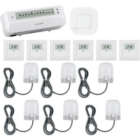 Homematic IP Starterkit Fußbodenheizung, Access Point, Stellantrieb, Wandthermostat Homematic IP Starterkit Fußbodenheizung, Access Point, Stellantrieb, Wandthermostat
