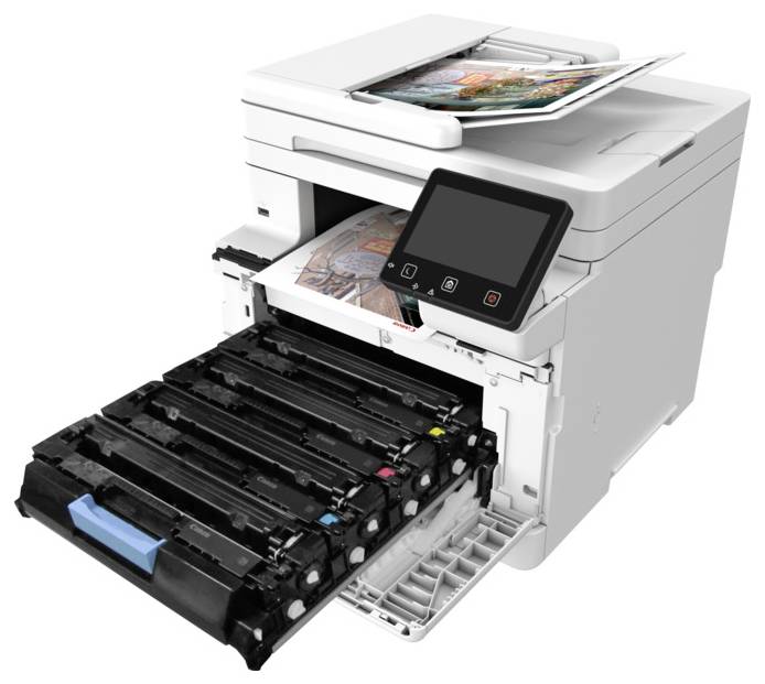 Canon i-SENSYS MF664Cdw EU MFP Multifunktionsdrucker Laser Drucker, Scanner, Kopierer, Fax