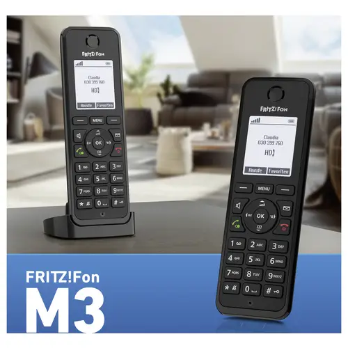 AVM FRITZ!Fon M3 DECT-Mobilteil Schwarz AVM FRITZ!Fon M3 DECT-Mobilteil Schwarz