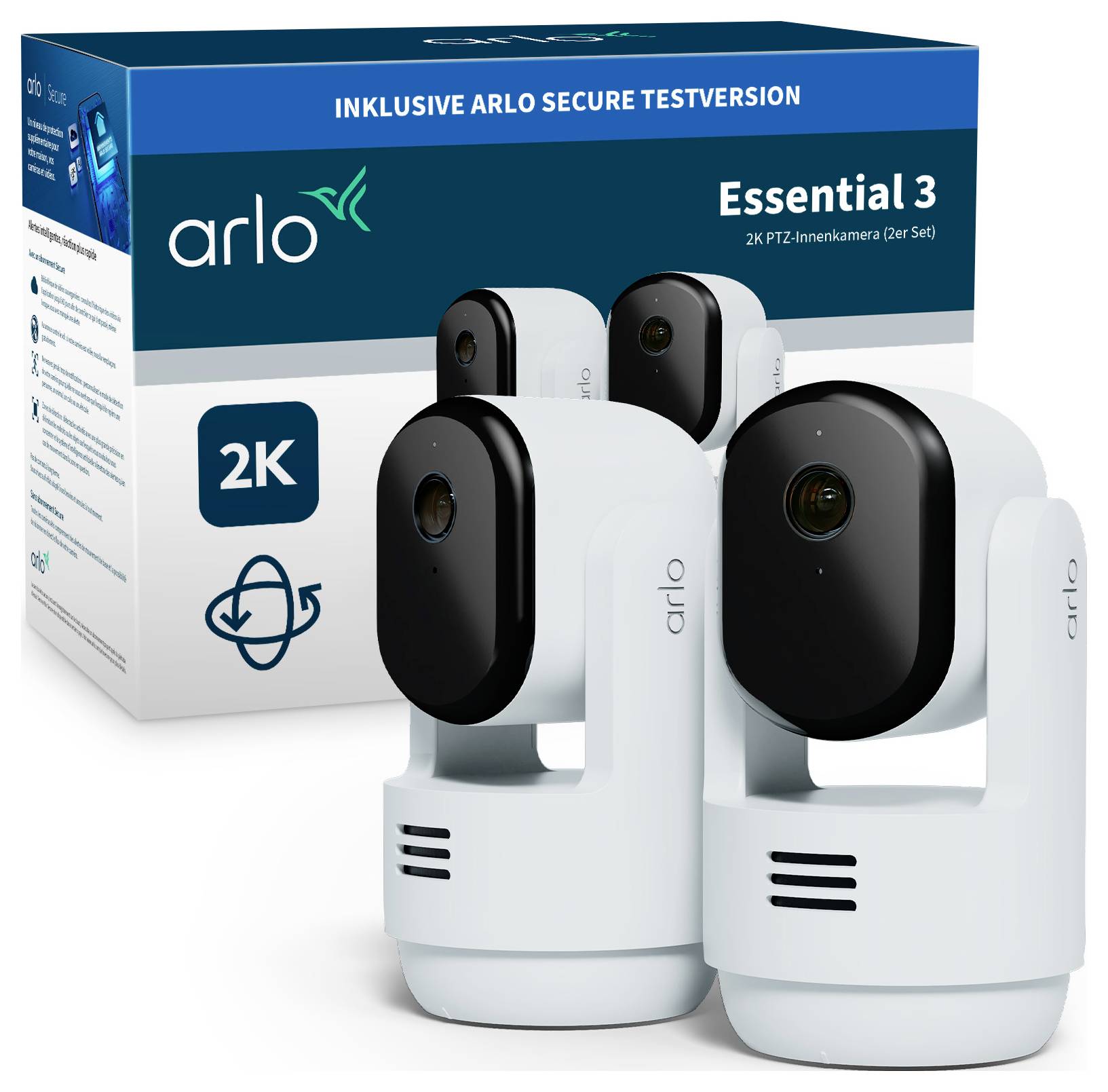 ARLO Essential 3 VMC3273-100EUS Kabelgebunden IP-Überwachungskamera