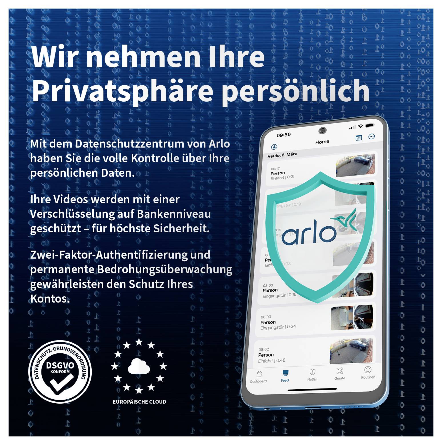 ARLO Essential 3 VMC3273-100EUS Kabelgebunden IP-Überwachungskamera