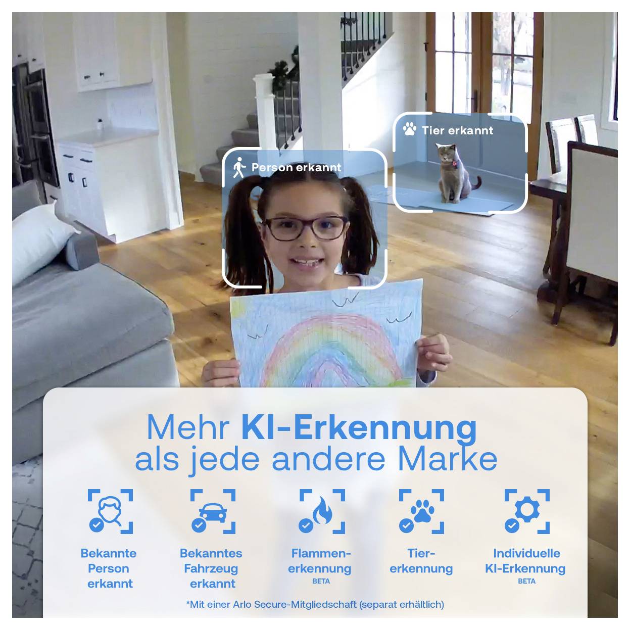 ARLO Essential 3 VMC3273-100EUS Kabelgebunden IP-Überwachungskamera