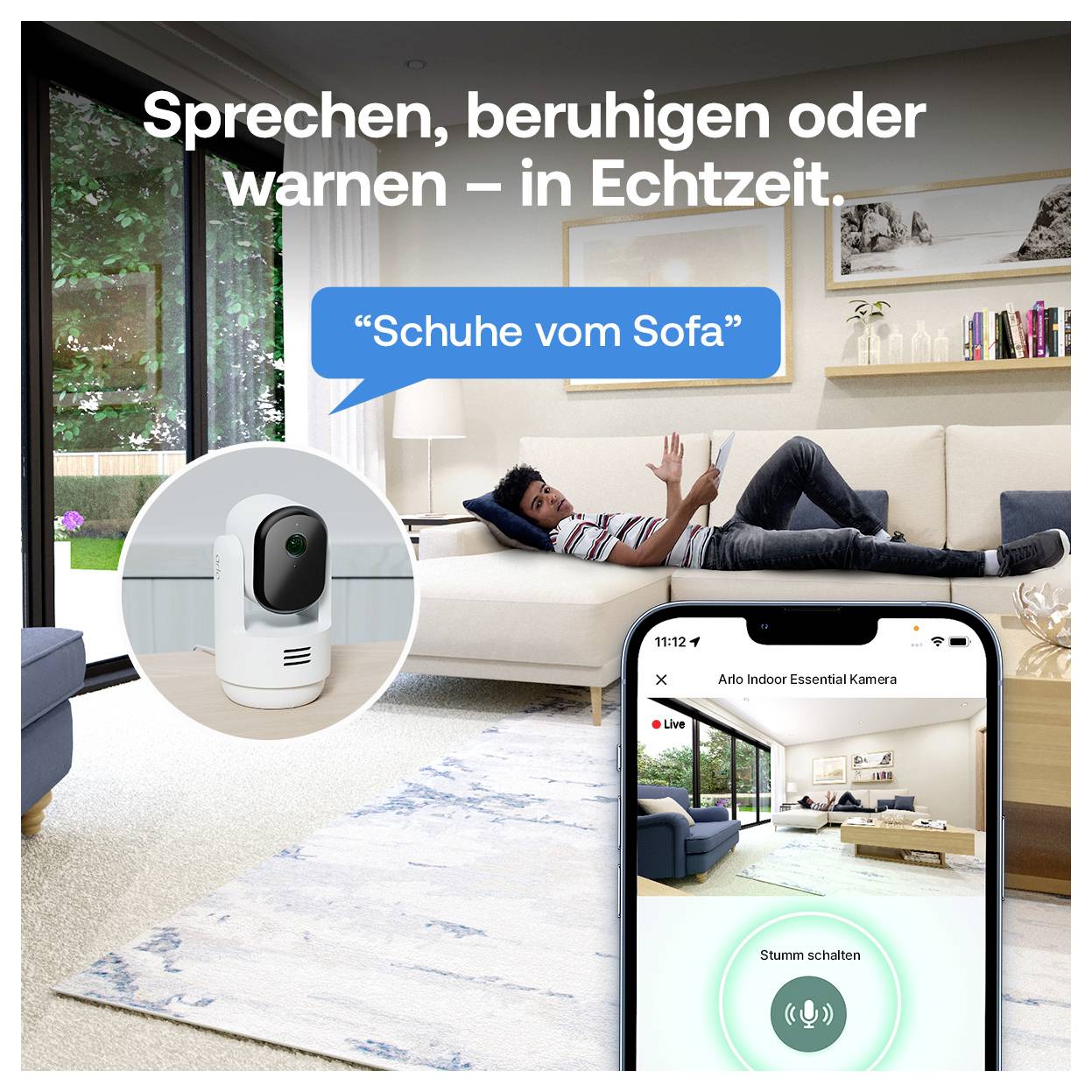 ARLO Essential 3 VMC3273-100EUS Kabelgebunden IP-Überwachungskamera