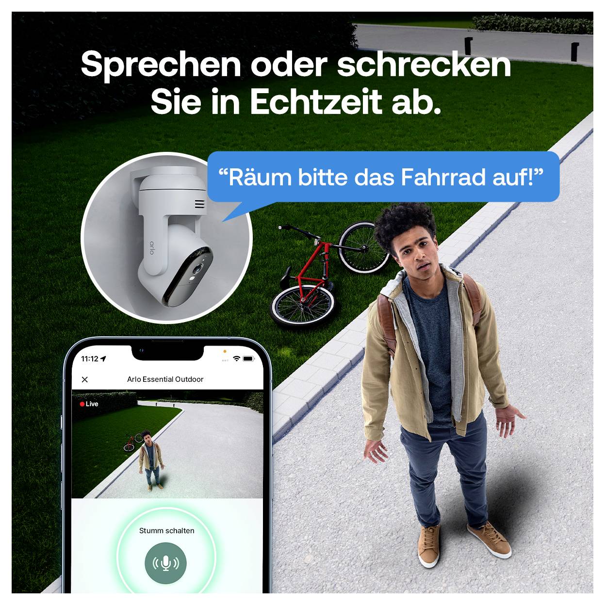 ARLO Essential 3 VMC3283-100PES Kabelgebunden, WLAN IP-Überwachungskamera