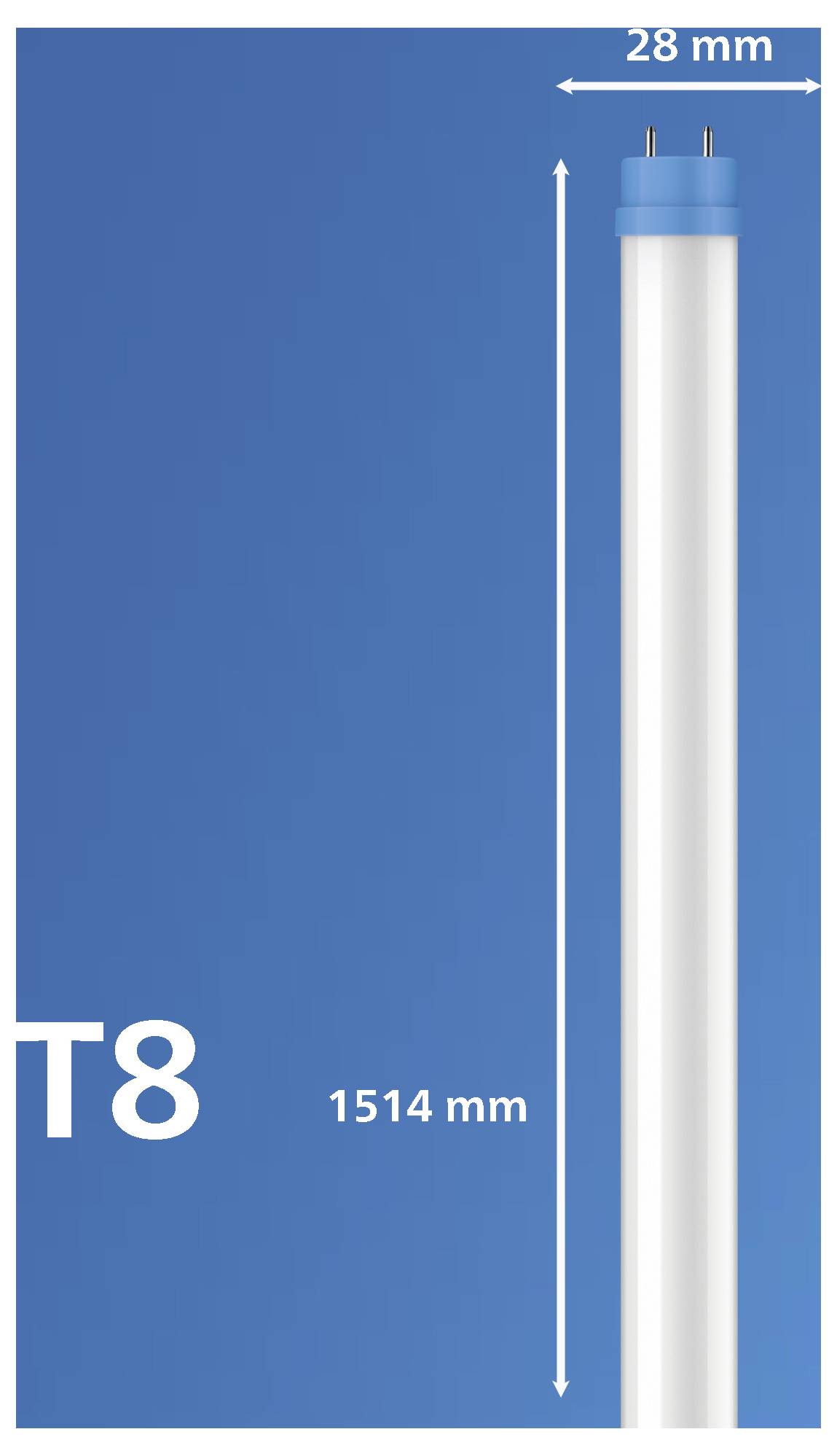 Philips LED-Röhre EEK: E (A - G) G13 Röhrenform 25.9W (B x H x T) 28 x 1514 x 1514.2mm 1St.