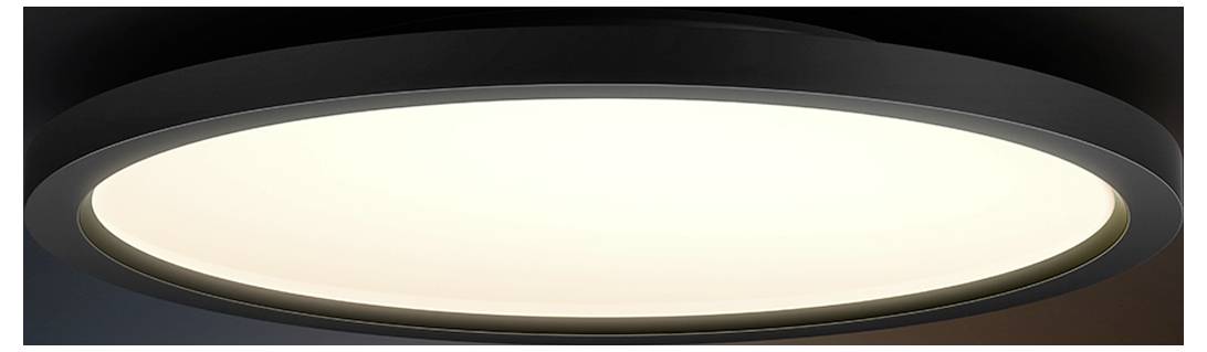 Philips 8720169329072 LED-Deckenleuchte 21W Warmweiß bis Kaltweiß Schwarz