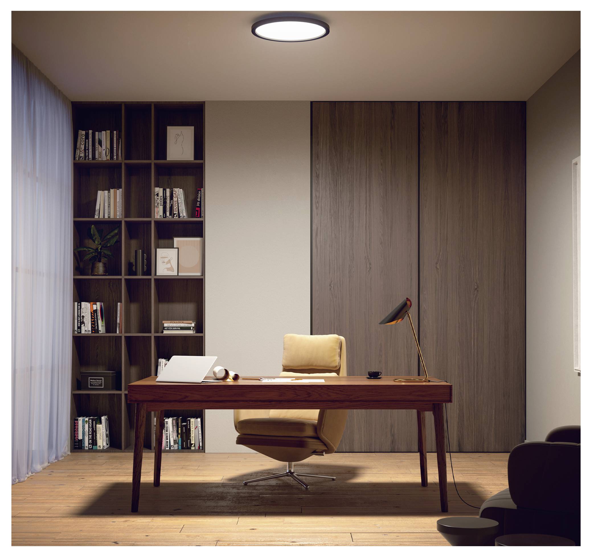 Philips 8720169329072 LED-Deckenleuchte 21W Warmweiß bis Kaltweiß Schwarz