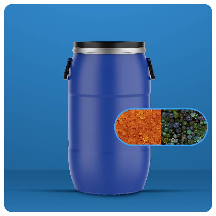 GIEBEL Desiccants Silicagel Trockenperlen Orange, Grün