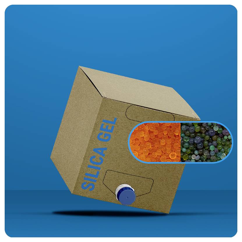 GIEBEL Desiccants Silicagel Trockenperlen Orange, Grün