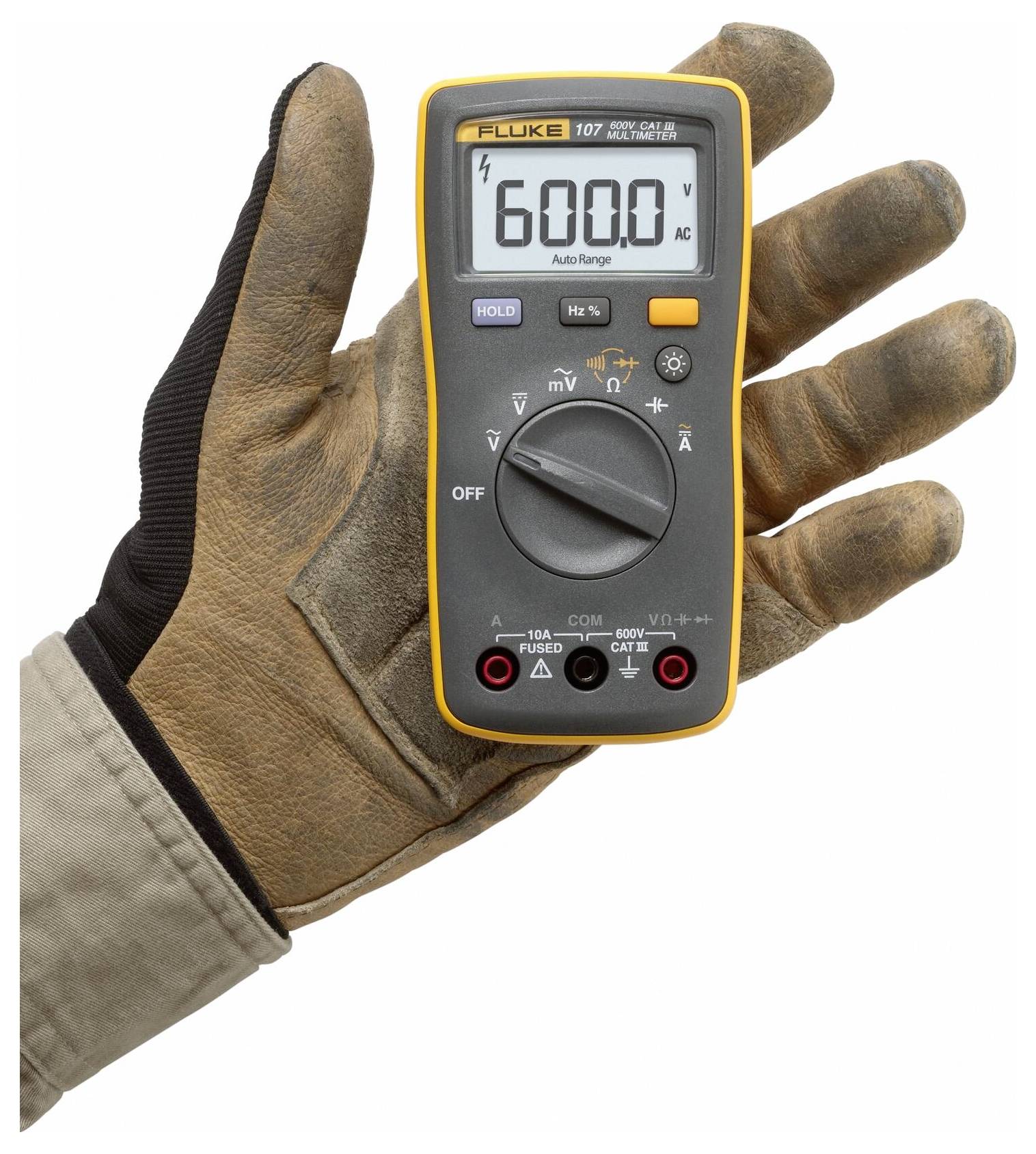 Fluke FLUKE-107/EUR Hand-Multimeter digital CAT IV 600V Anzeige (Counts): 6000