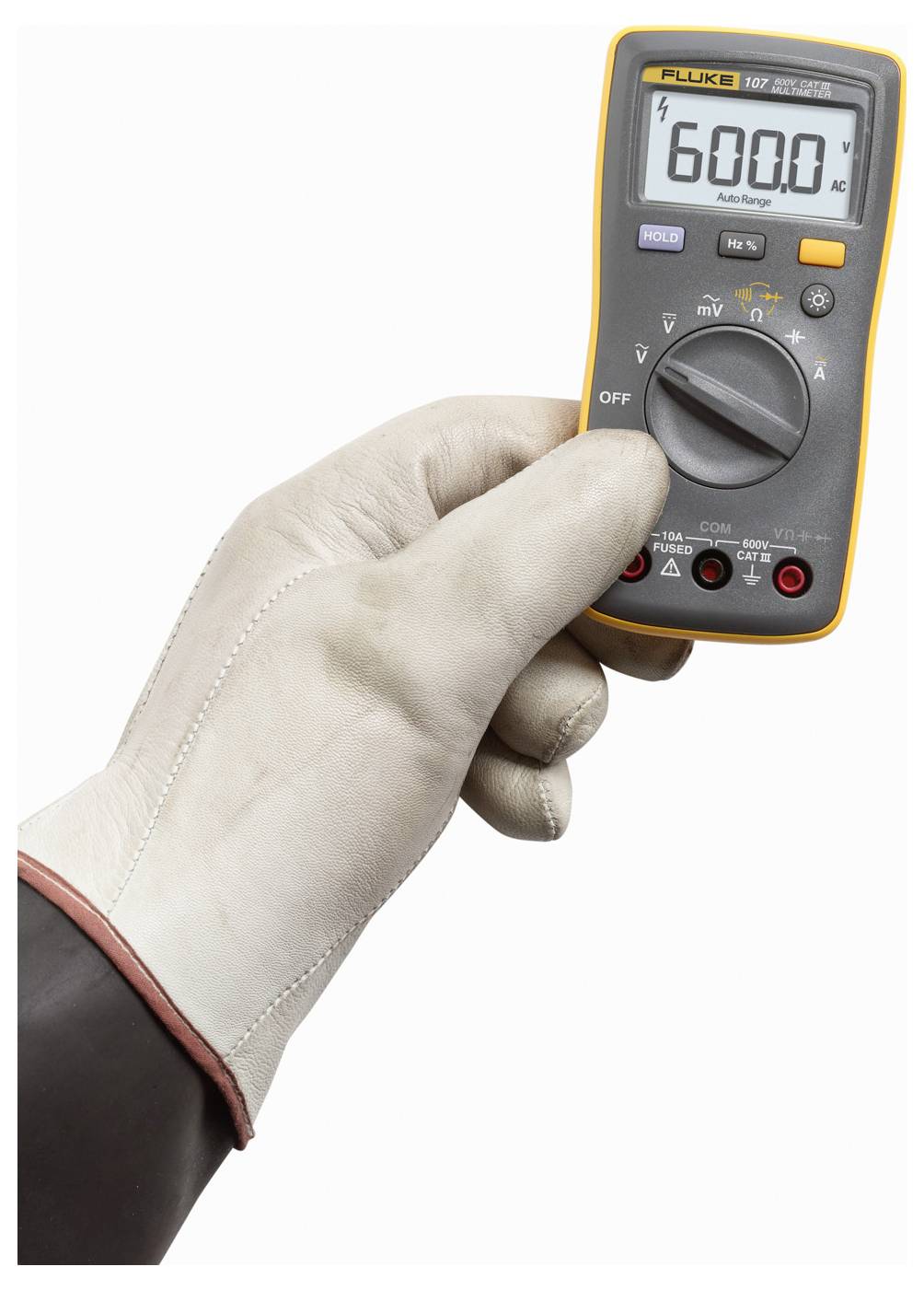 Fluke FLUKE-107/EUR Hand-Multimeter digital CAT IV 600V Anzeige (Counts): 6000
