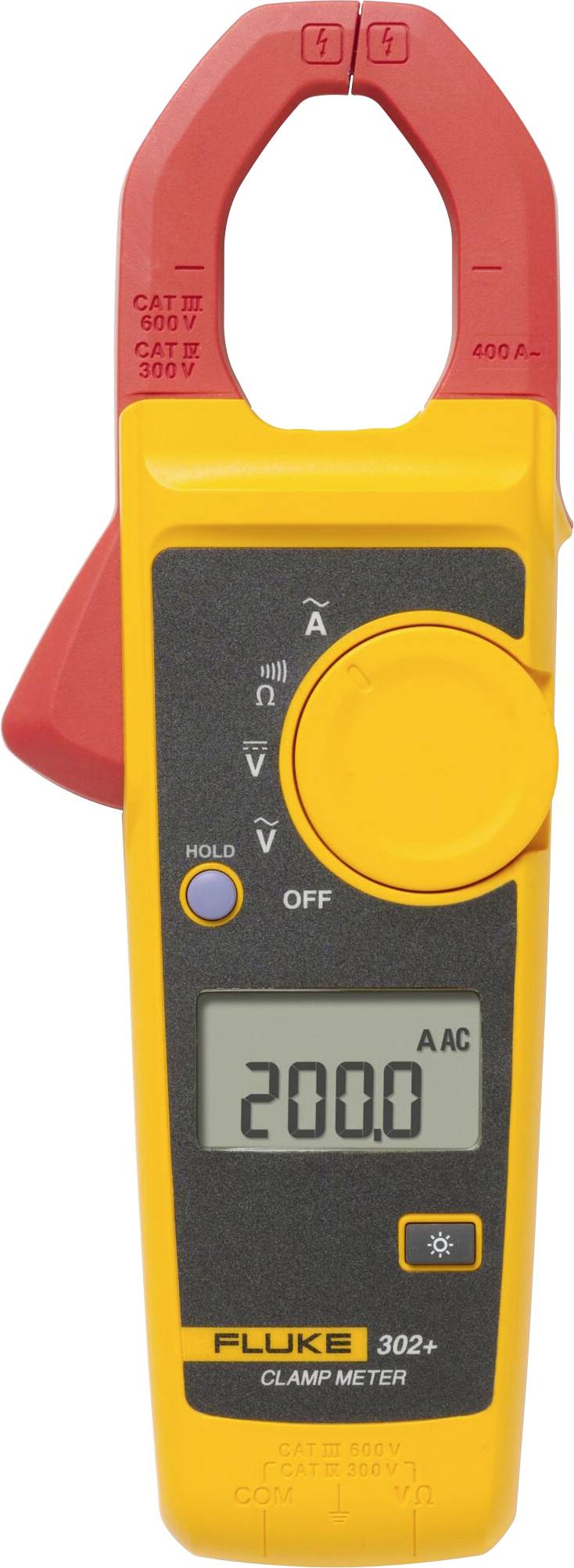 Fluke FLUKE-302+/EUR Stromzange digital CAT III 600 V, CAT IV 300 V
