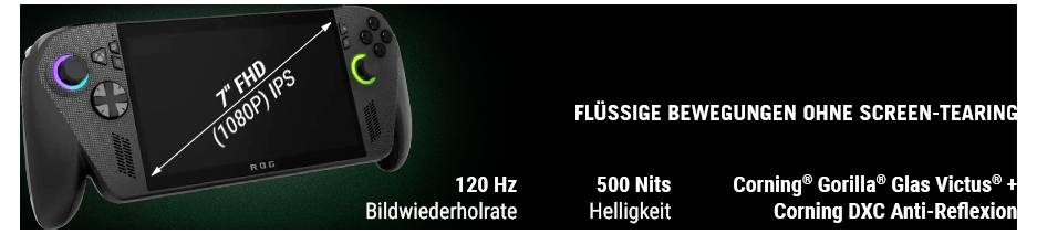 Asus ROG XBOX Ally X Ryzen Z2 Extreme 24 Handheld 1TB Schwarz