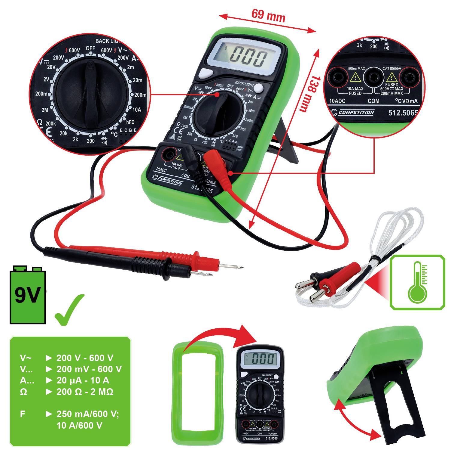 KS Tools Hand-Multimeter